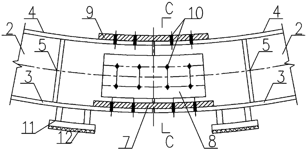 Pre-added axial force based circular support system in shield tunnel and construction method of system