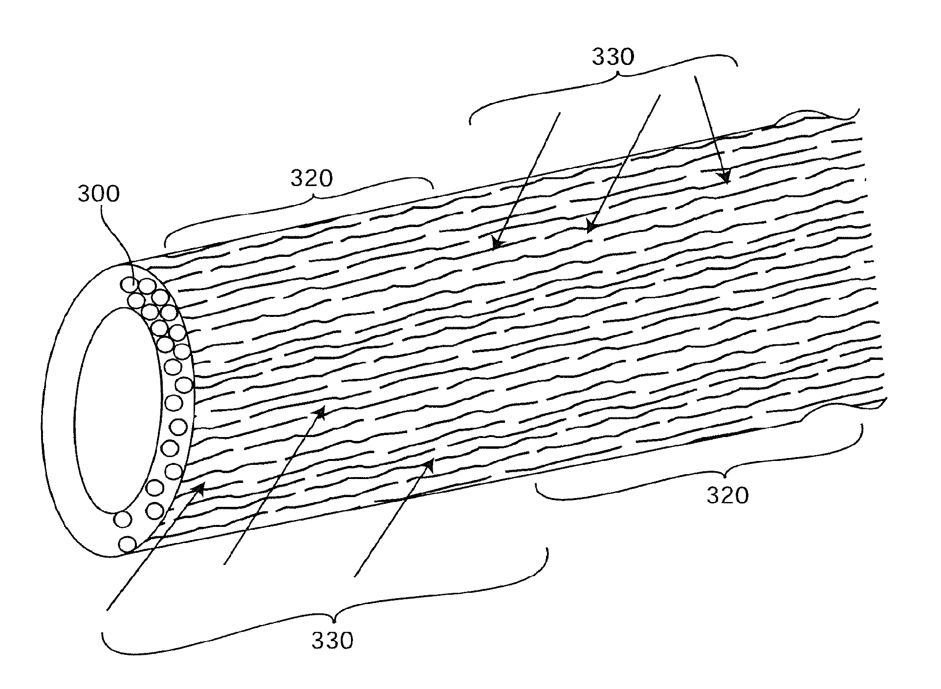 Air impedance electrospinning for controlled porosity