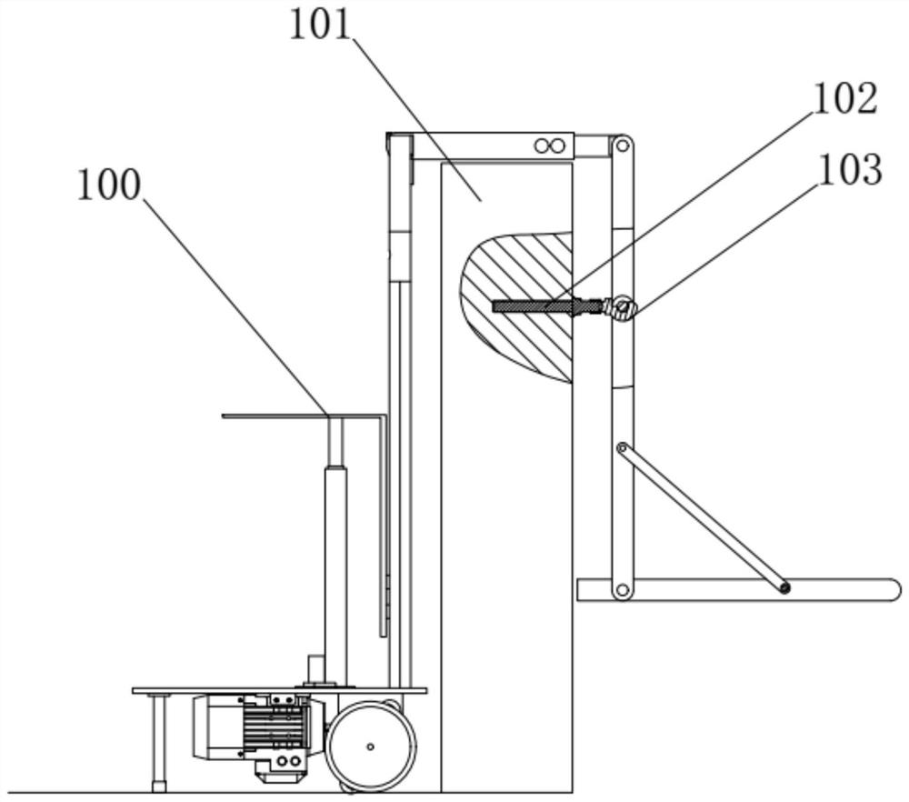 Portable air conditioner outdoor unit auxiliary installation and maintenance device