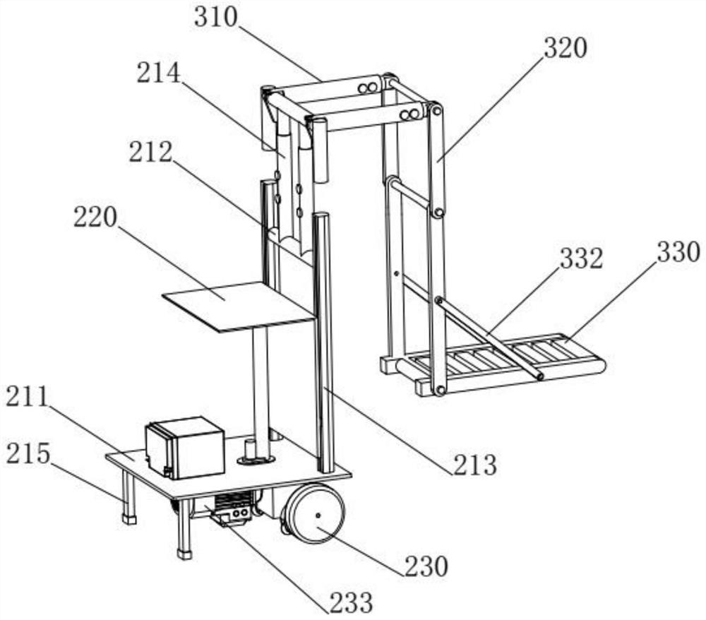 Portable air conditioner outdoor unit auxiliary installation and maintenance device