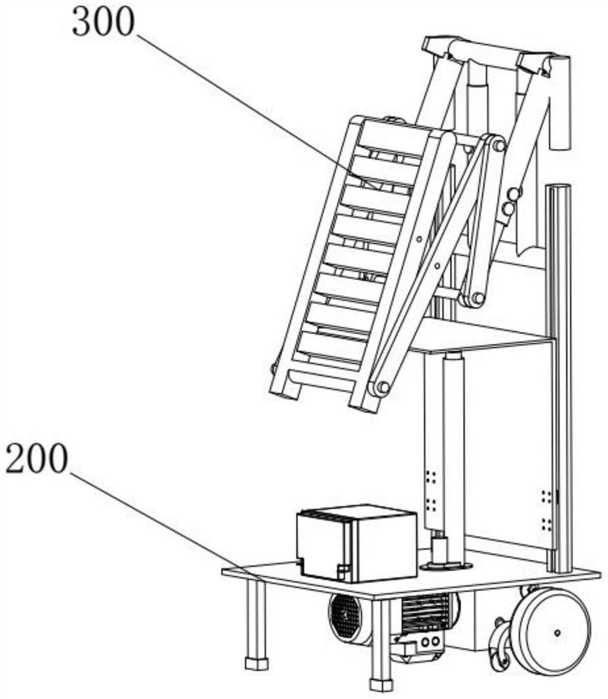 Portable air conditioner outdoor unit auxiliary installation and maintenance device