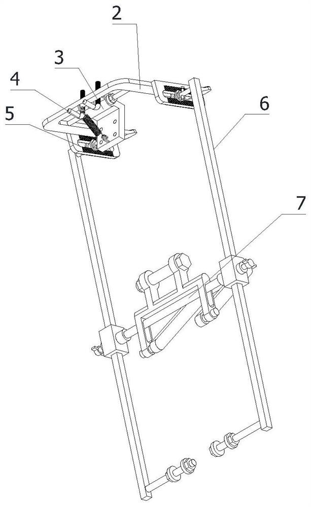 C-shaped welding clamp arm for welding automobile parts