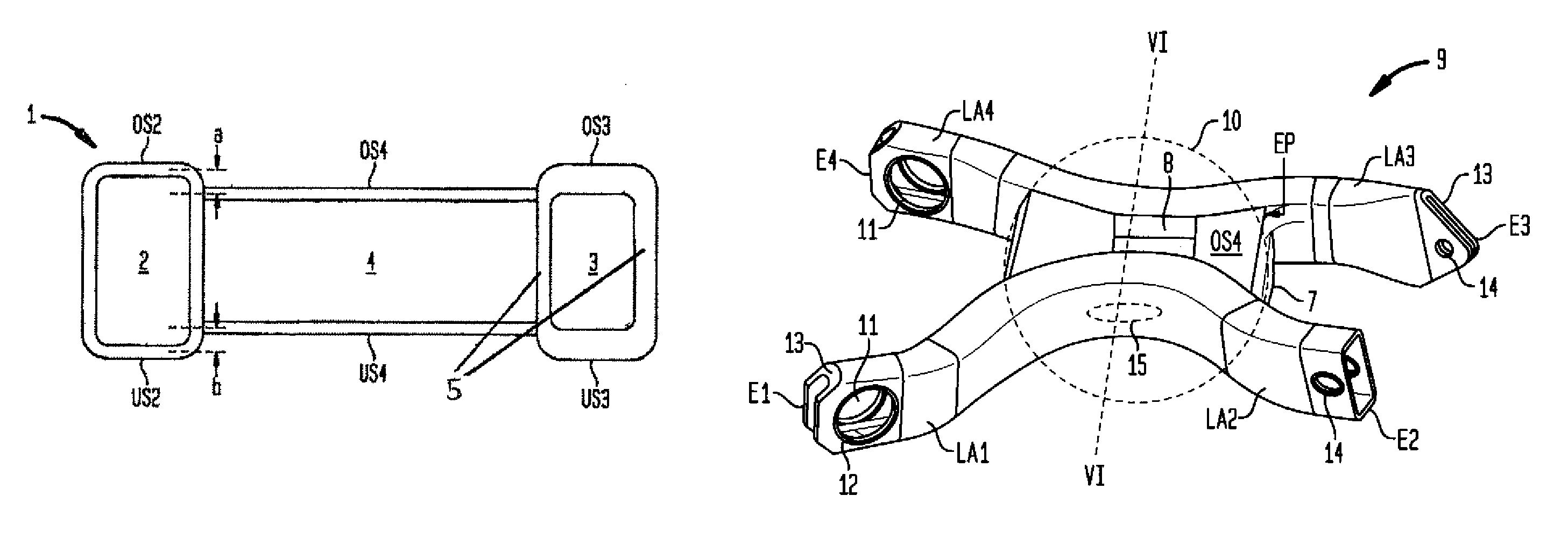 Transverse link, and method for producing a transverse link