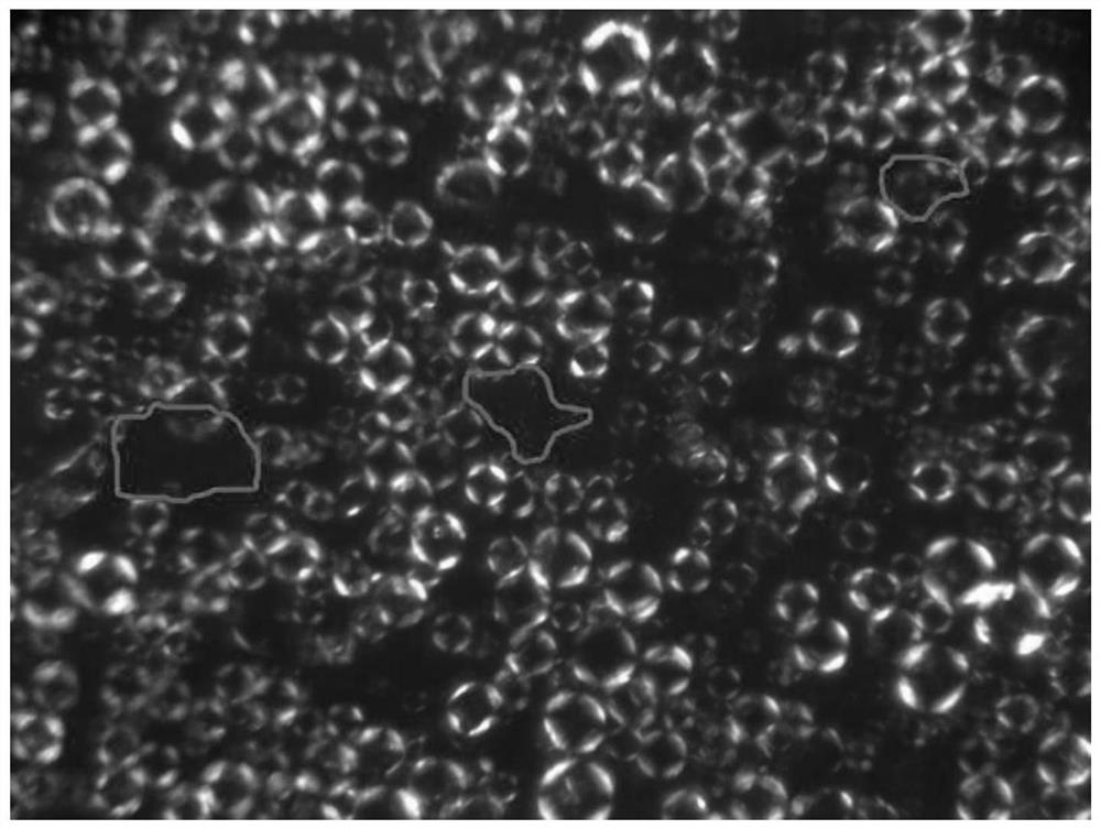 Liquid crystal emulsified composition and its preparation method and application