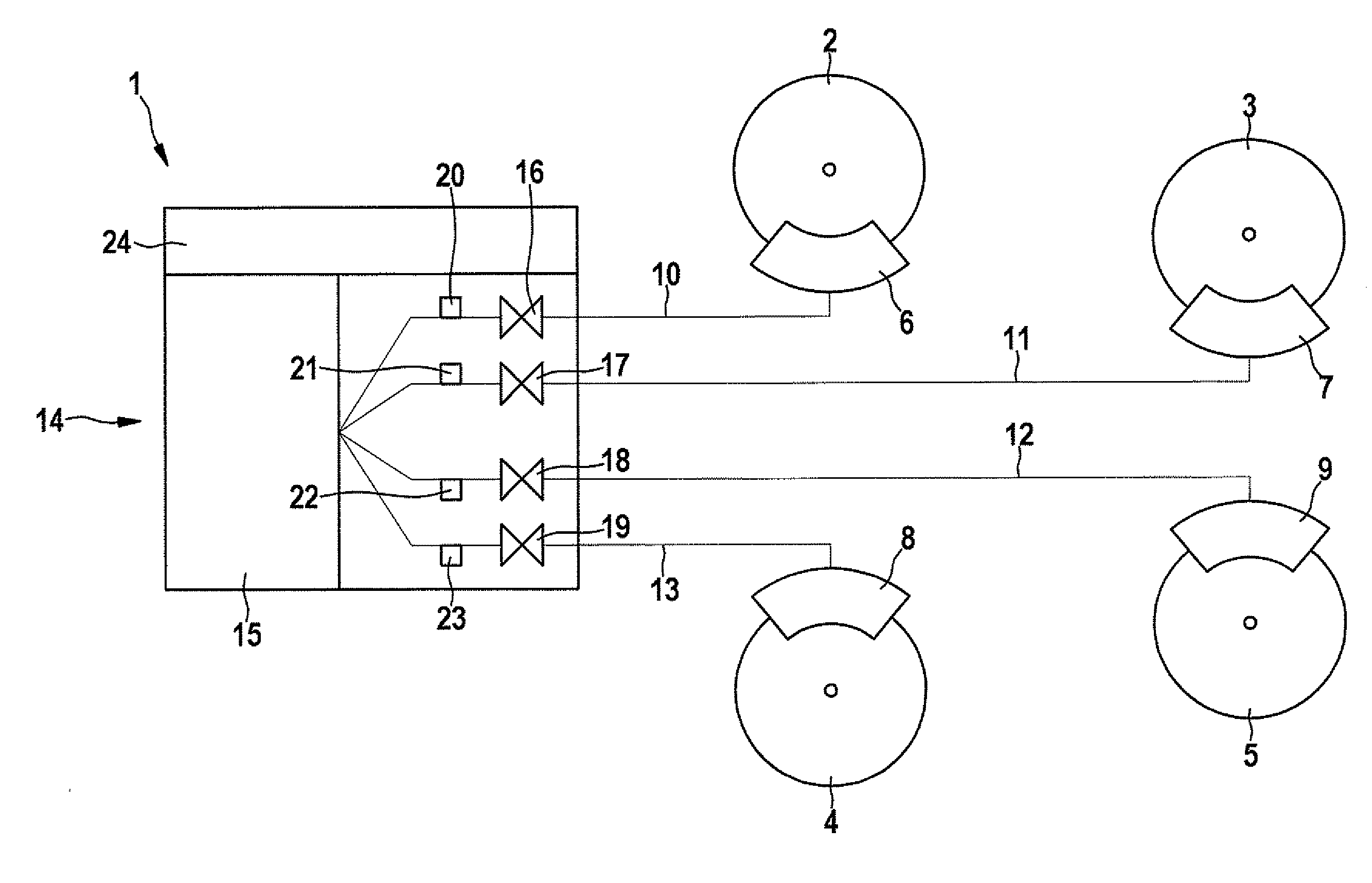 Method for operating a hydraulically working brake system, and brake system