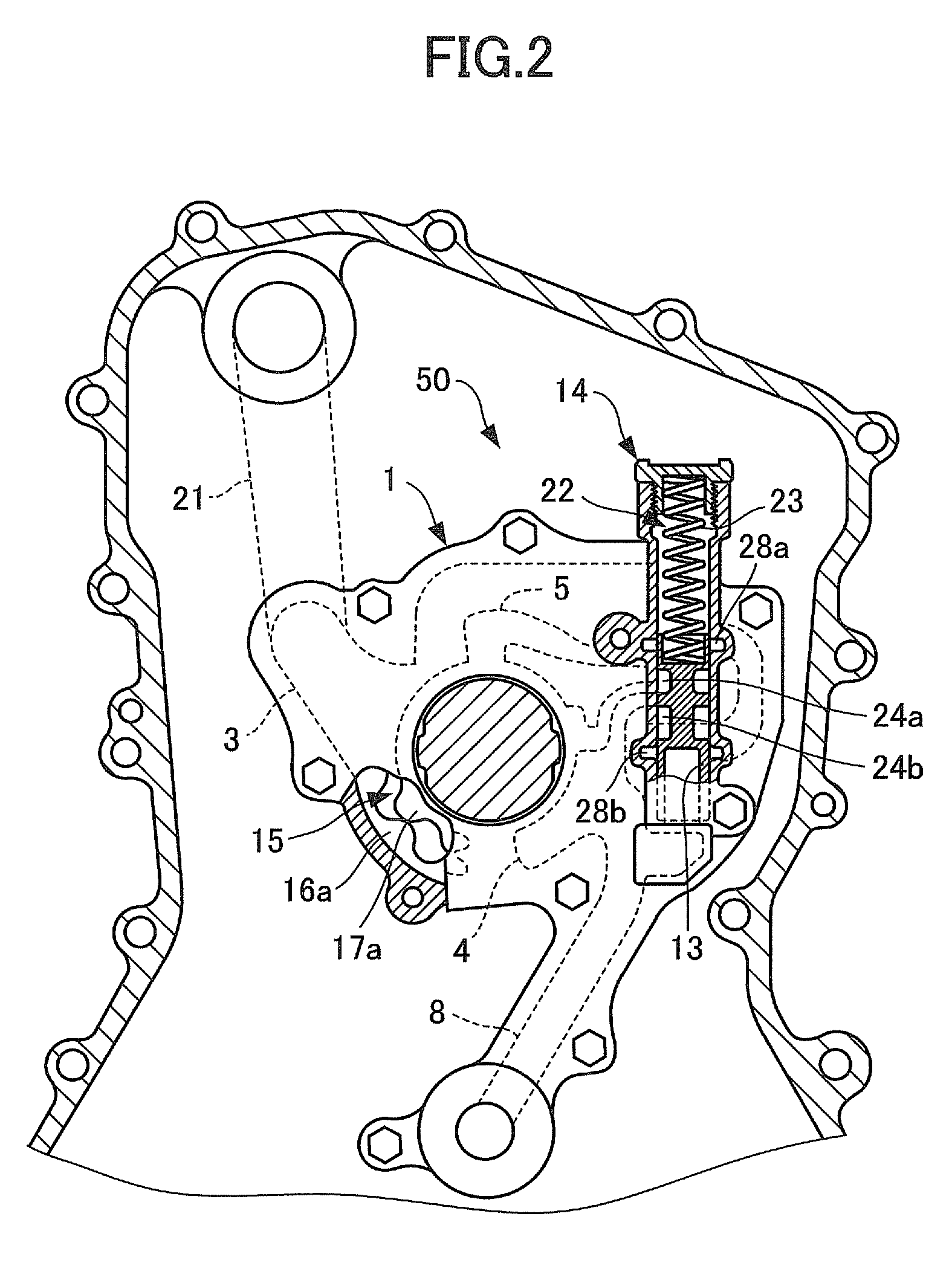 Oil supply apparatus of internal combustion engine