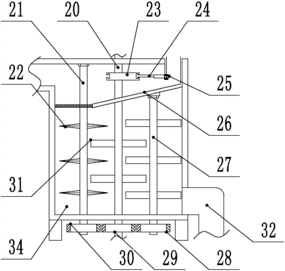 Agricultural traveling soil turning and fertilizing integrated device