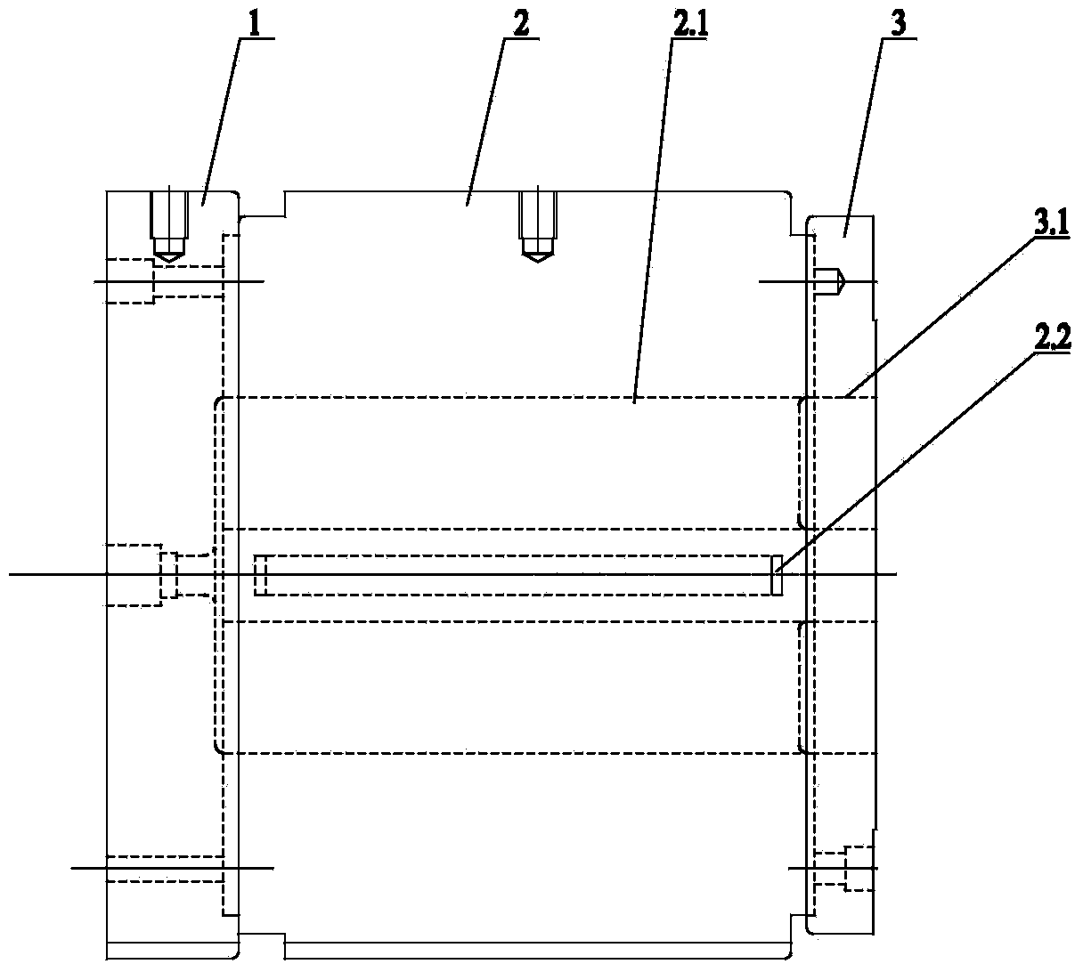 Extrusion equipment and production process of conductive stainless steel plate lateral feeding type composite conductive track