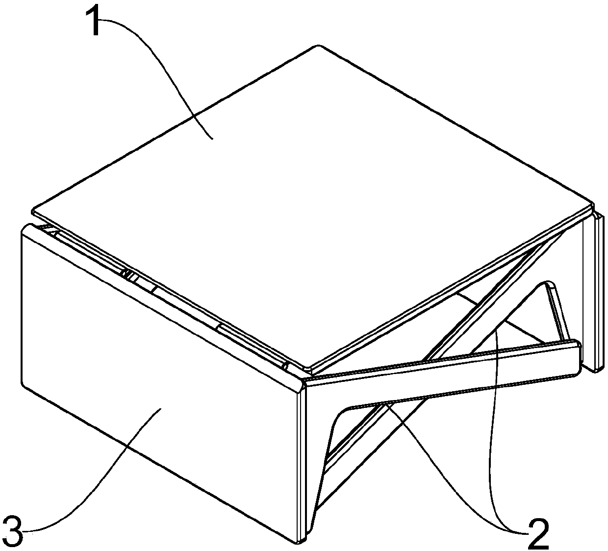 Table capable of being converted into stool