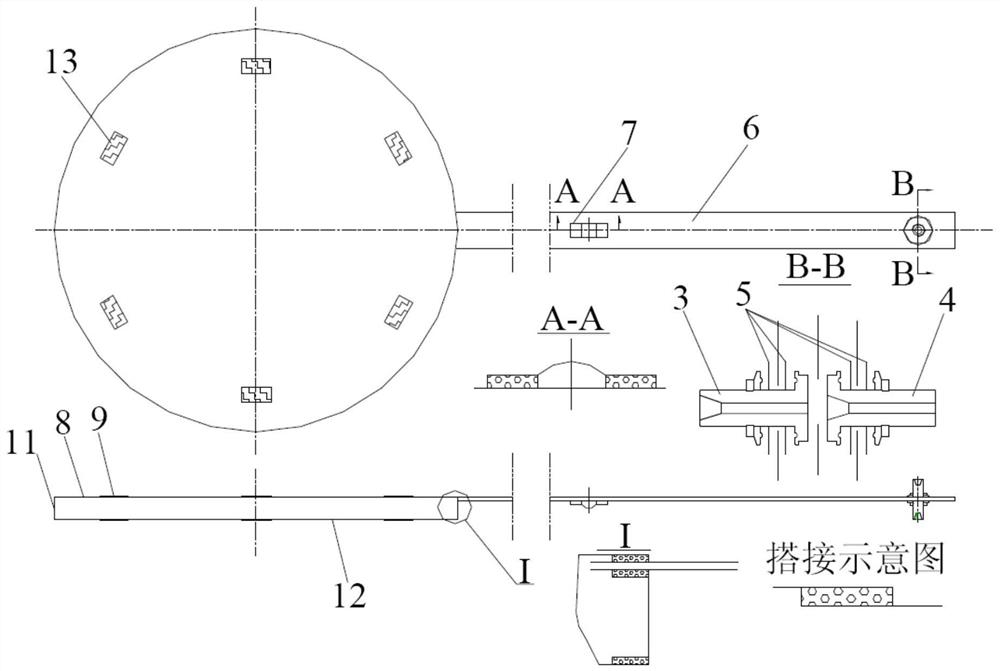 A thin-walled structure vibration test device and test method taking into account differential pressure conditions
