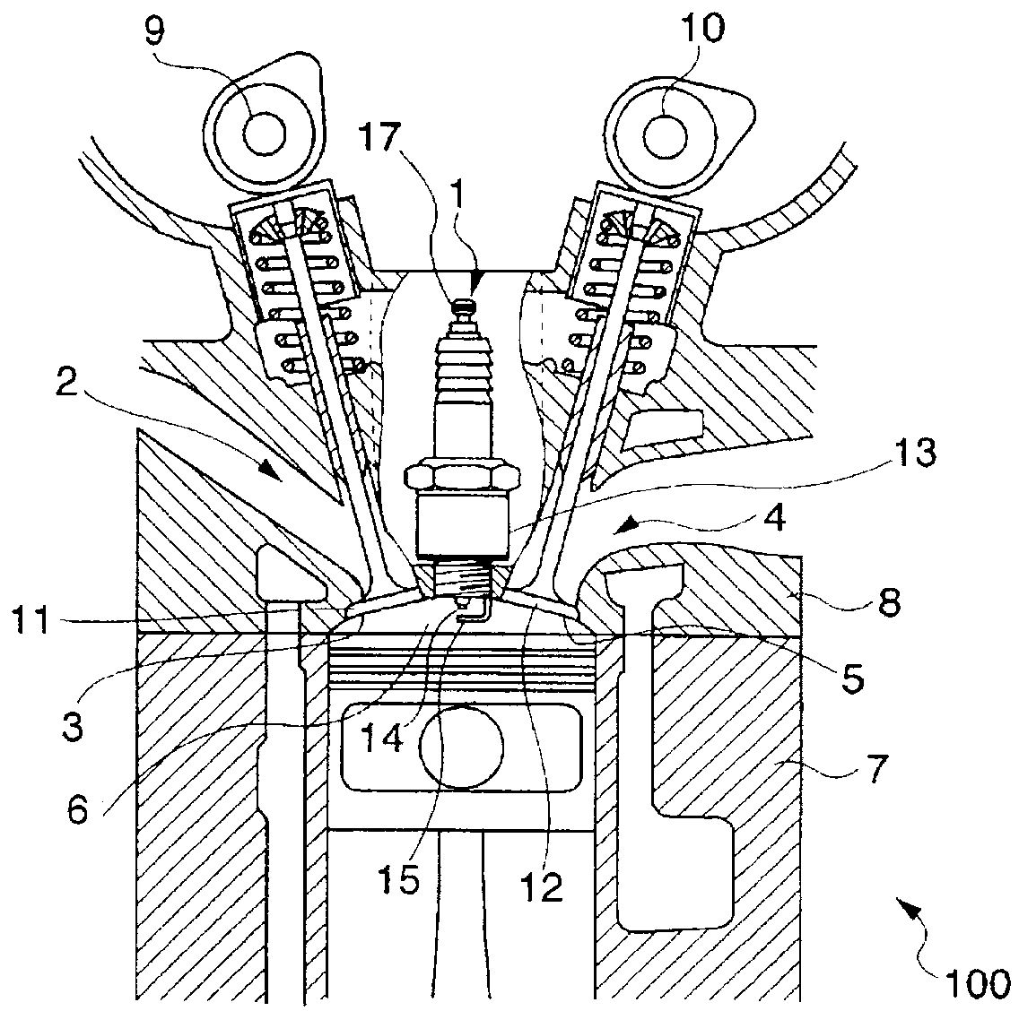 Spark ignition control method for spark-ignited internal combustion engine