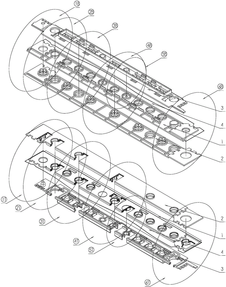 Clip connecting edge and connecting reinforcement