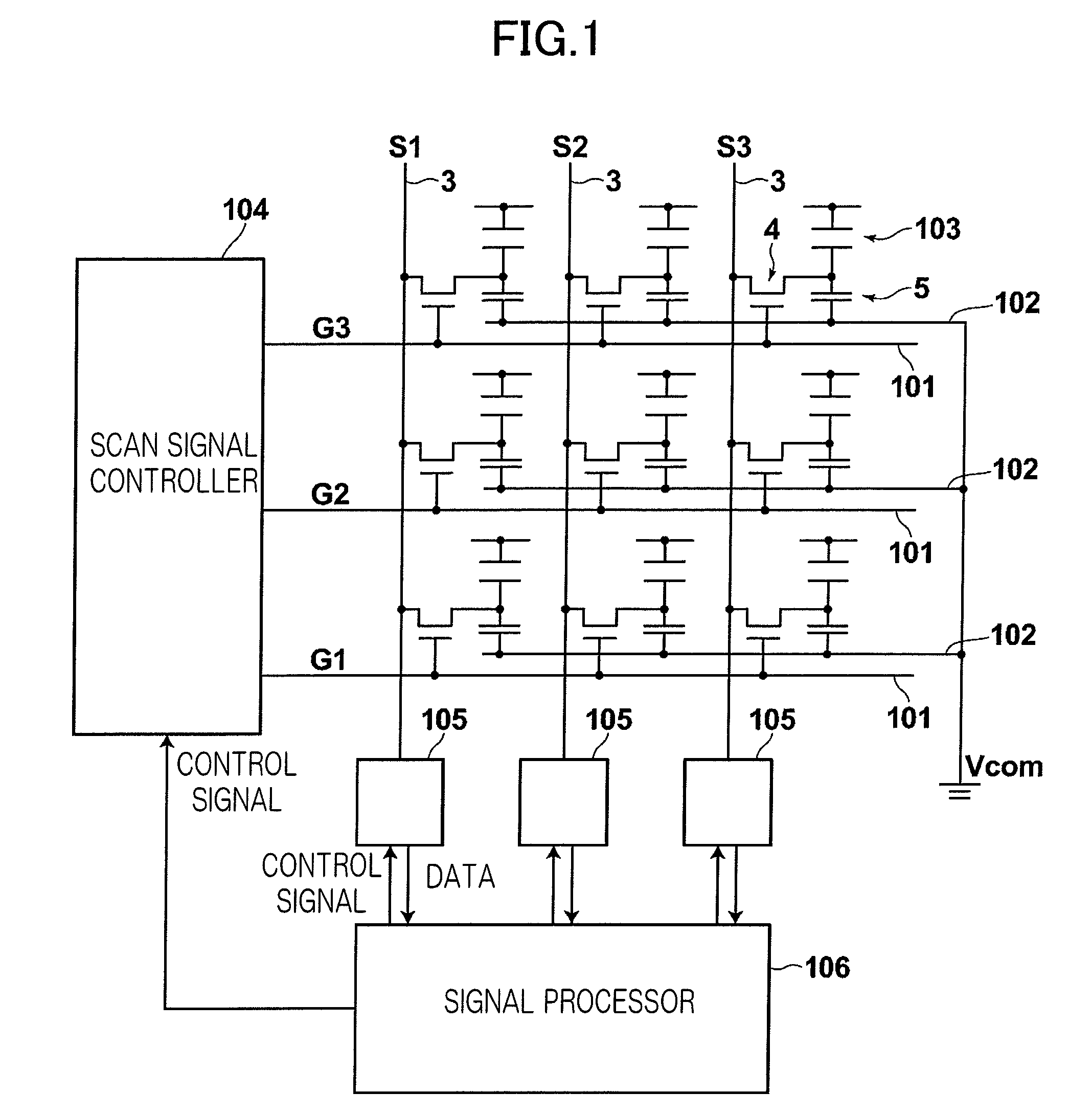 Image detector and radiation detecting system with separation of metal layers for bias, scan and data lines