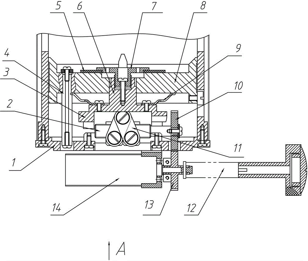 New gyro theodolite locking device