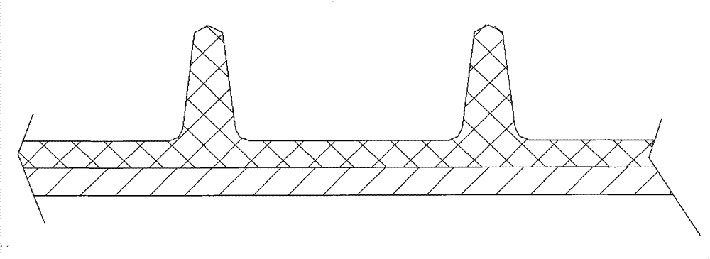 Enhancement structure wall pipe material and manufacturing device and method thereof