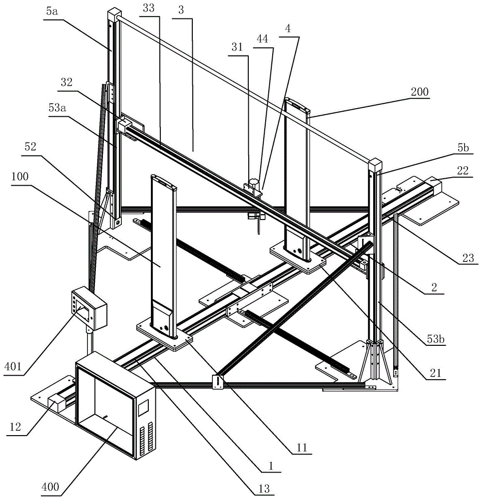 Antenna detection distance automatic test equipment