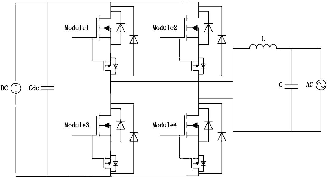 Power electronic device, single-phase converter and three-phase converter adopting the power electronic device