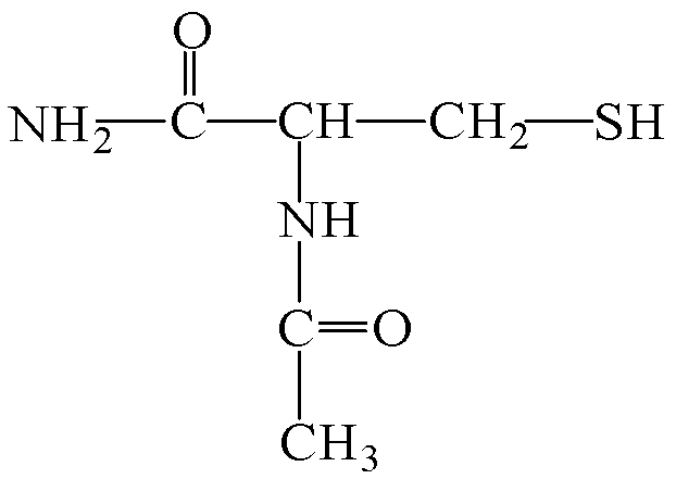 Application of N-acetyl-cysteine amide as feed additive