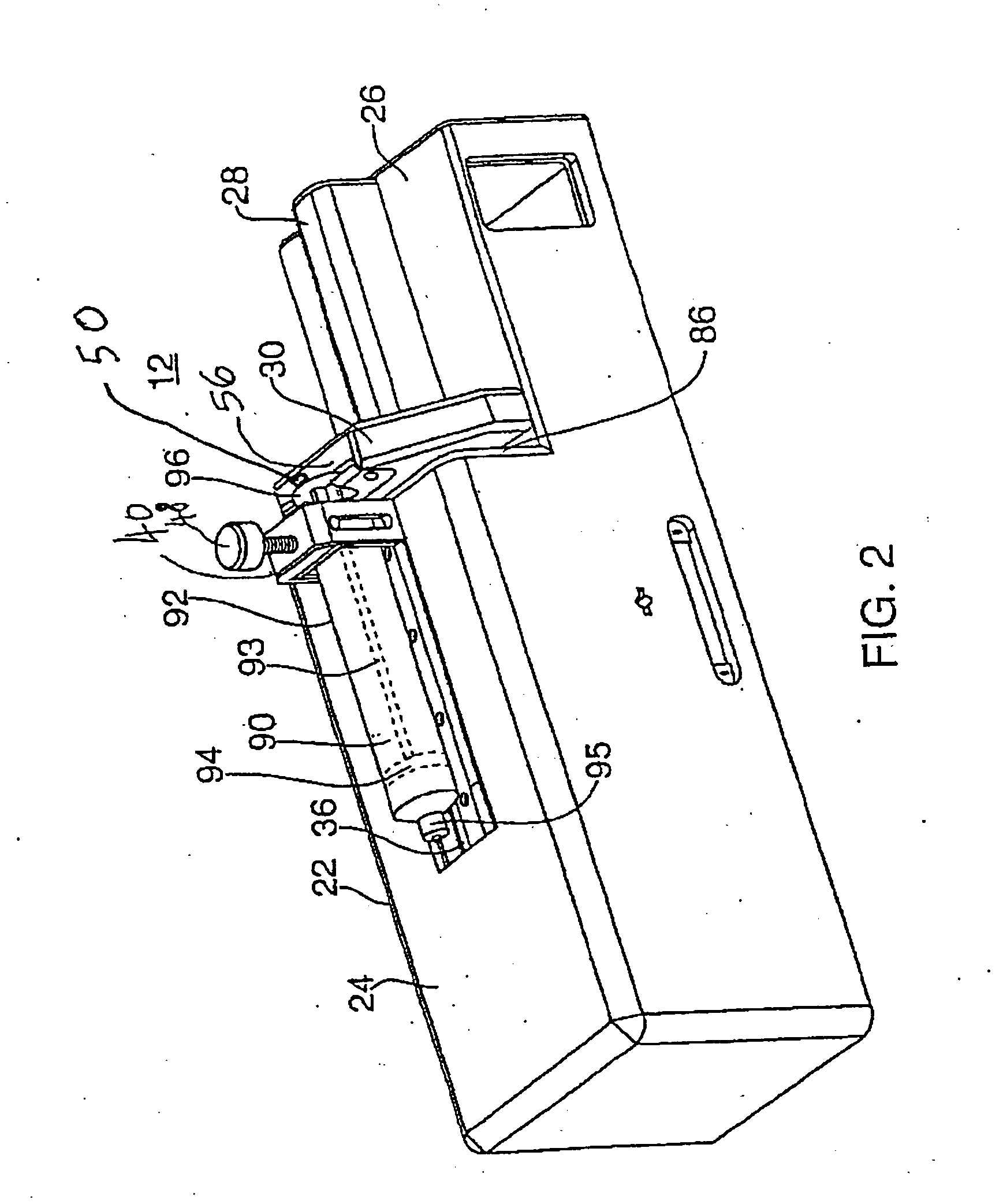 Handpiece for fluid administration apparatus