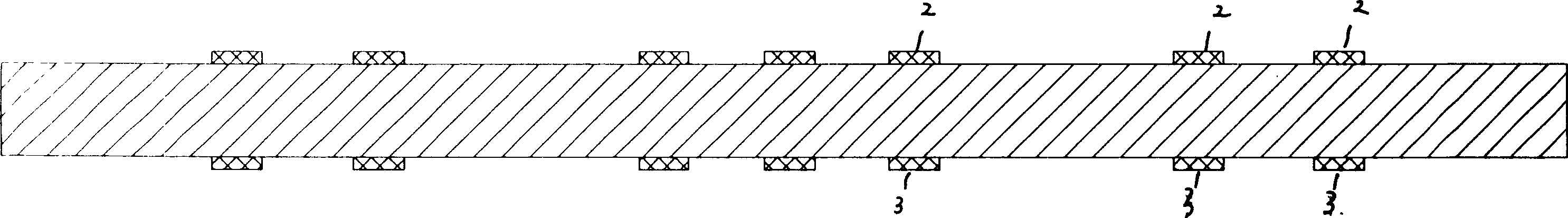 Integrated circuit or discrete component flat bump package technics and its package structure