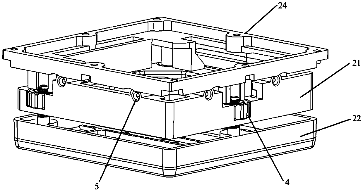 A structure of led splicing screen