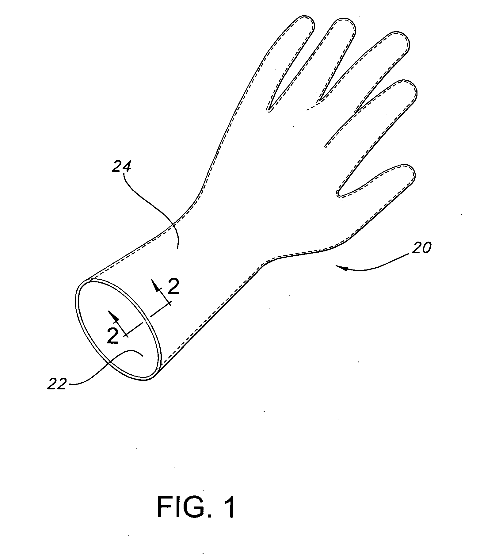 Glove with medicated porous beads