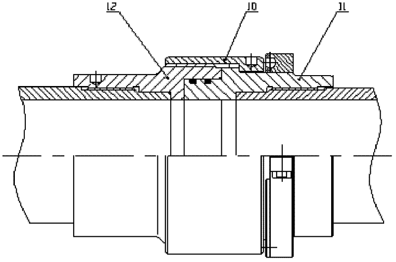 Union connection disassembling tool for blowout preventing device