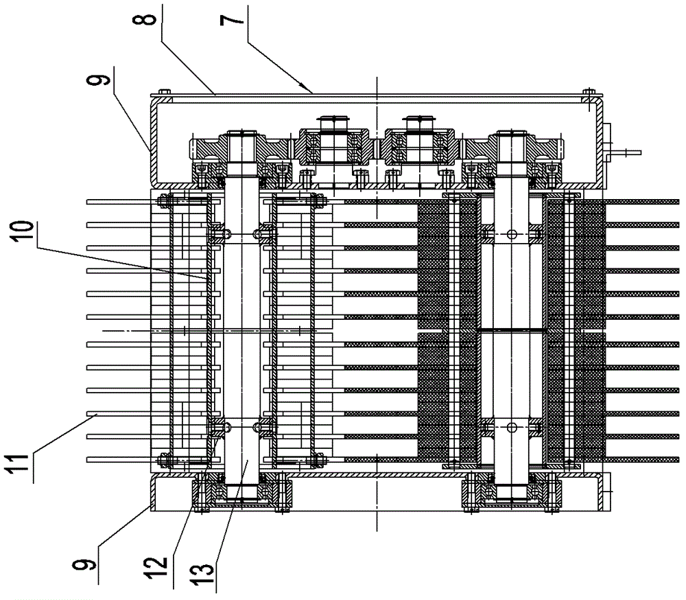 Channel device of cane harvester