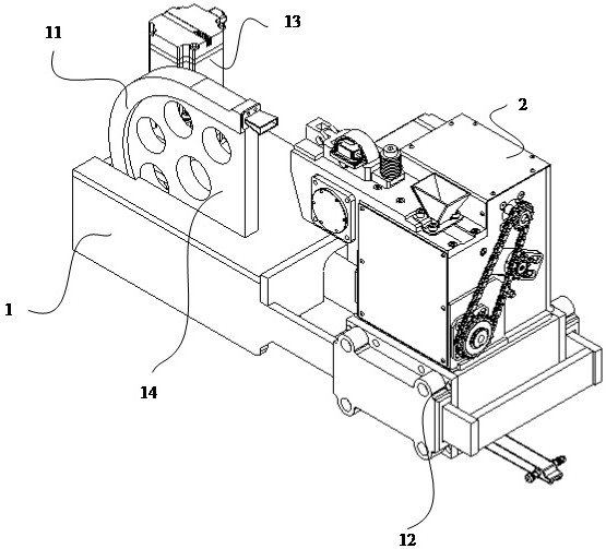 Machine head for strapping machine and strapping machine