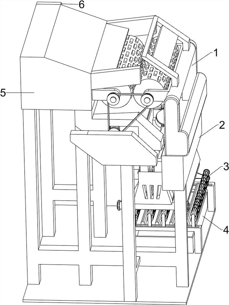 A log cutting device suitable for mop bar production