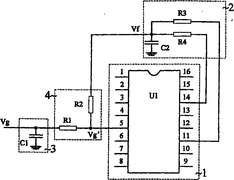 Compensation circuit for implementing contravariant welding machine electric power outputting current steadily