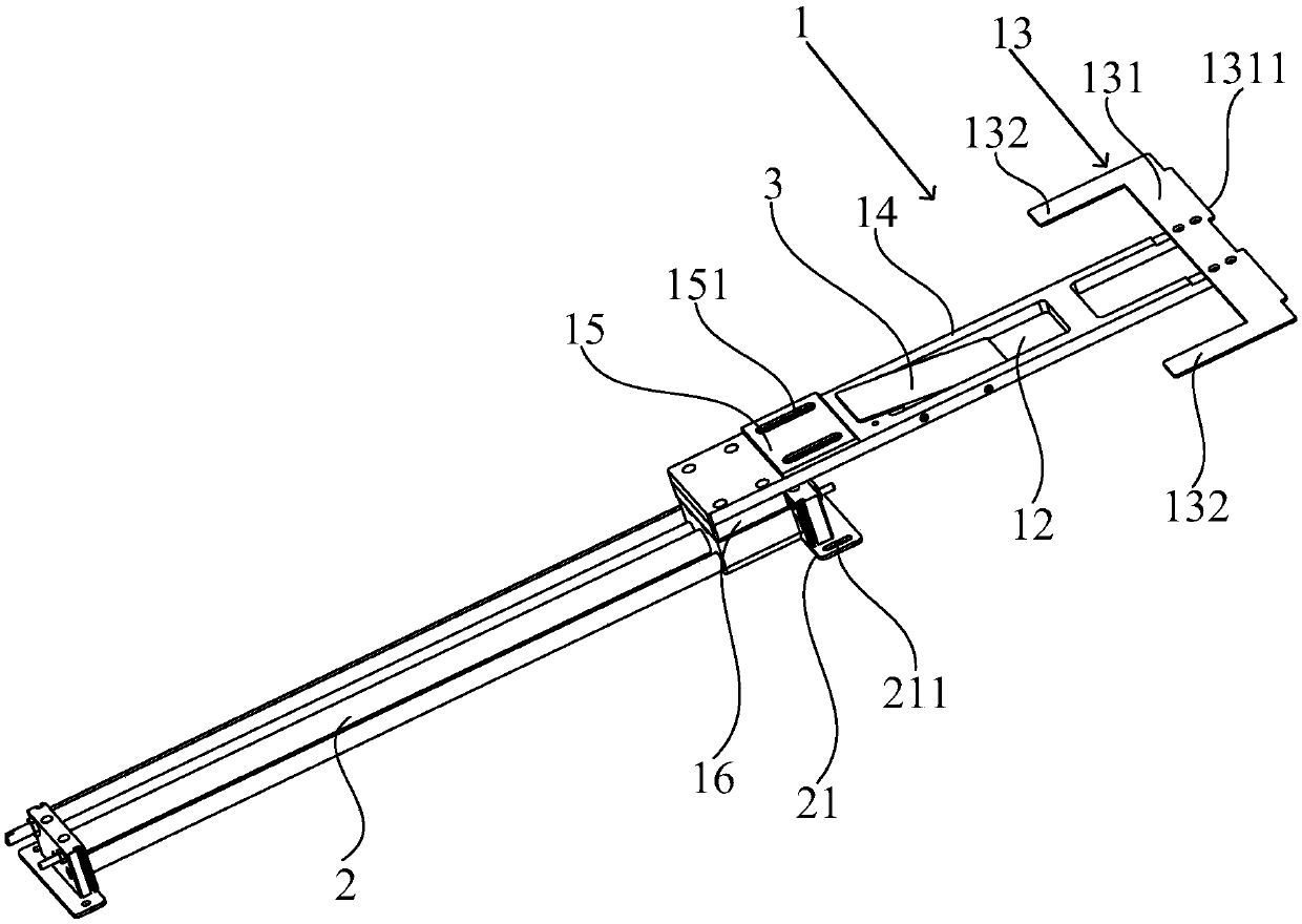 Supporting and moving device and conveying device comprising same