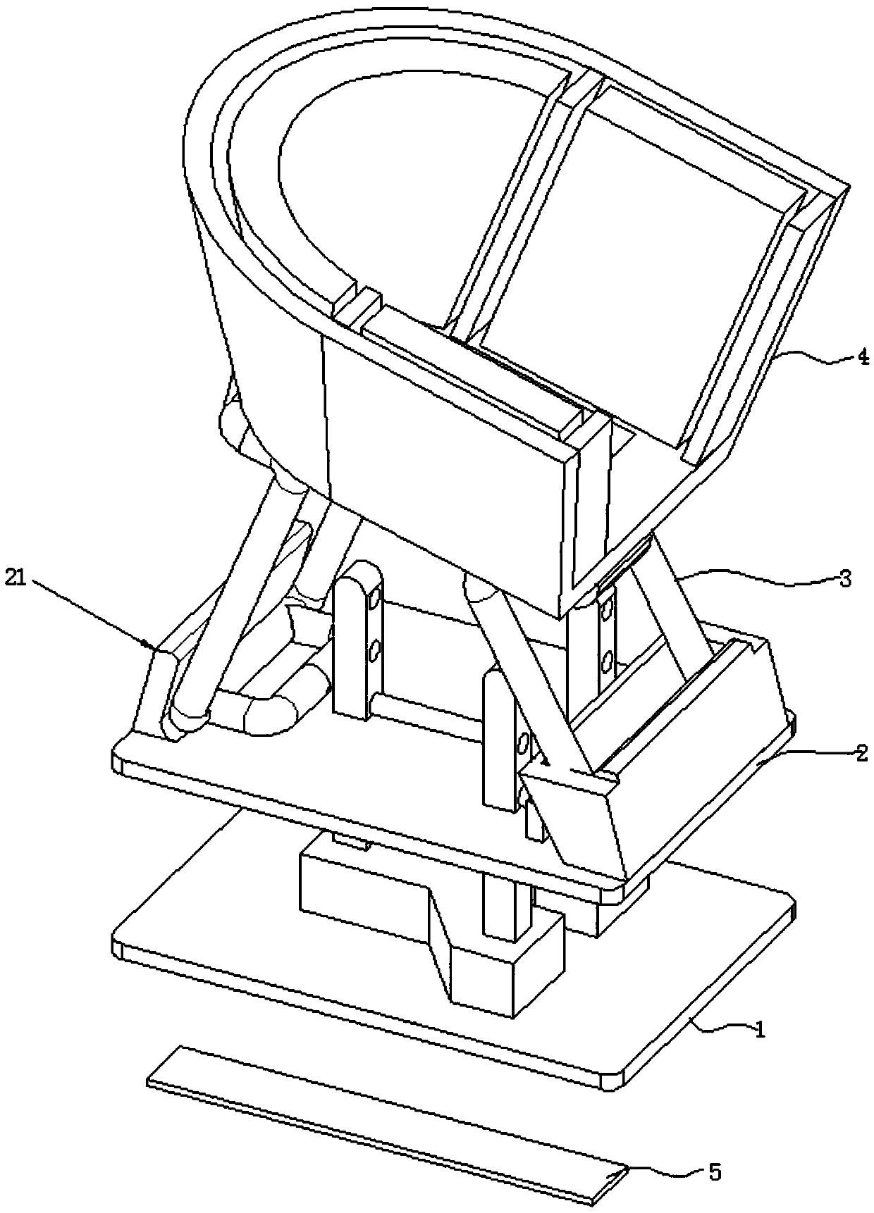 Sitting type sleep pillow