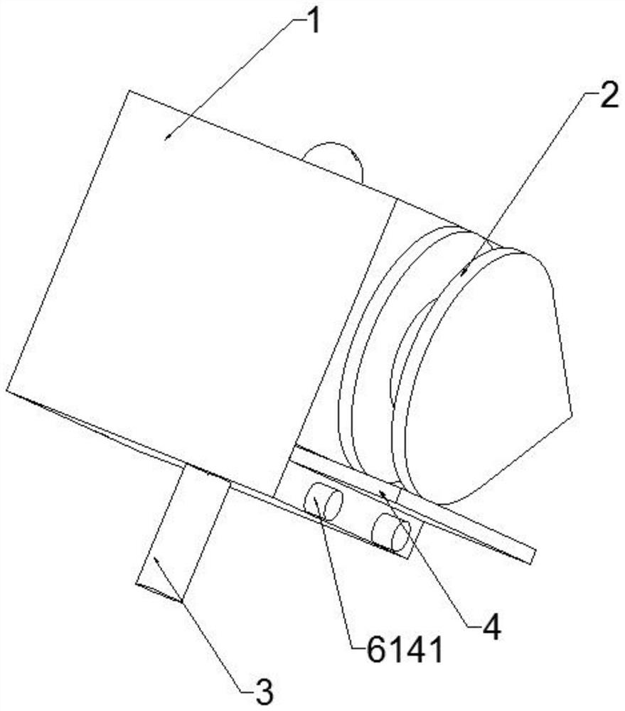 Feeding device capable of automatically adjusting charging proportion and used for concrete additive production