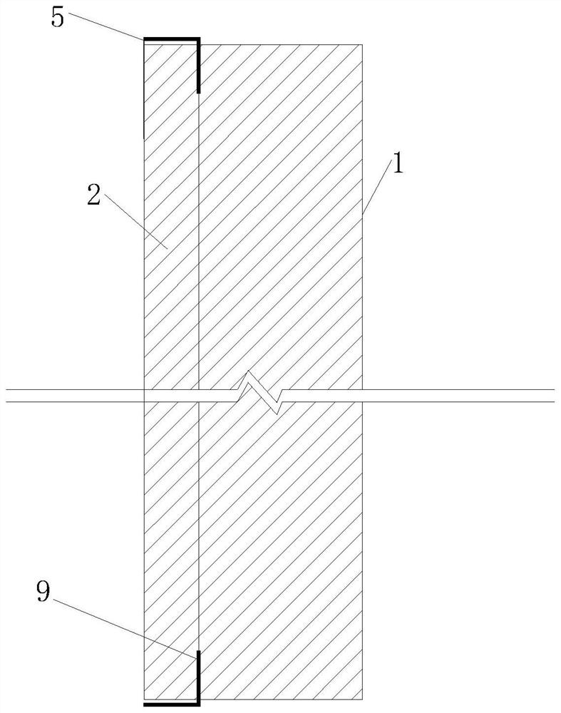 A construction method of aac thermal insulation laminated wall panel structure for exterior wall of frame structure