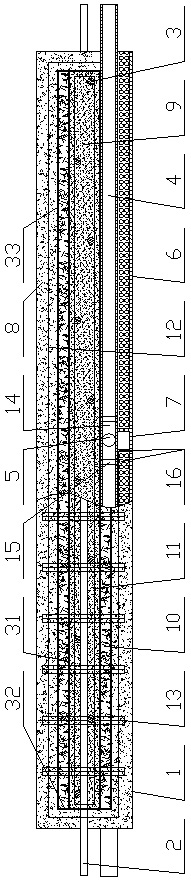 Splicing type construction method of wall