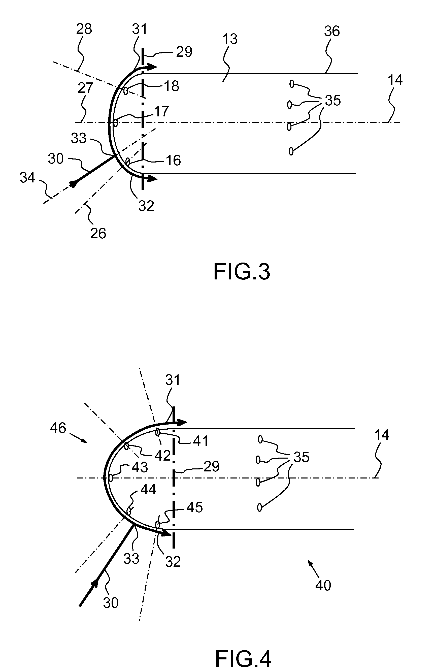 Probe for measuring a local angle of attack and method implementing same