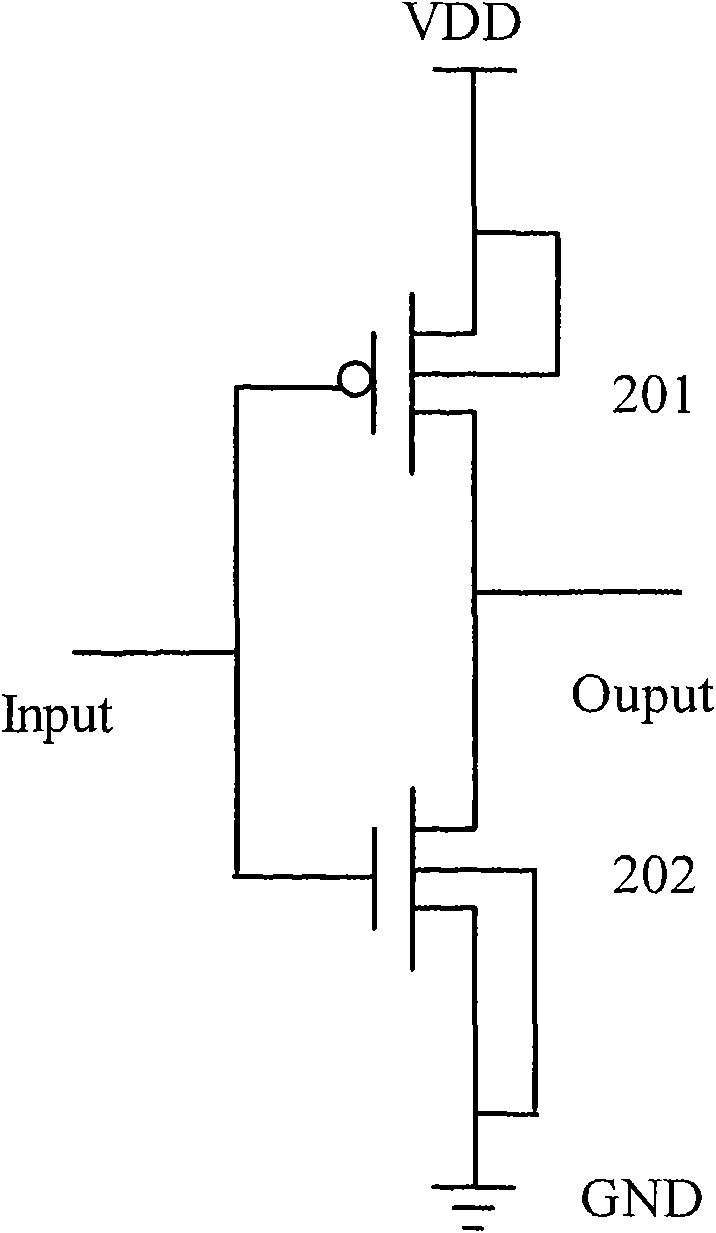 Anti-single-particle irradiation reinforcement circuit of CMOS integrated circuit