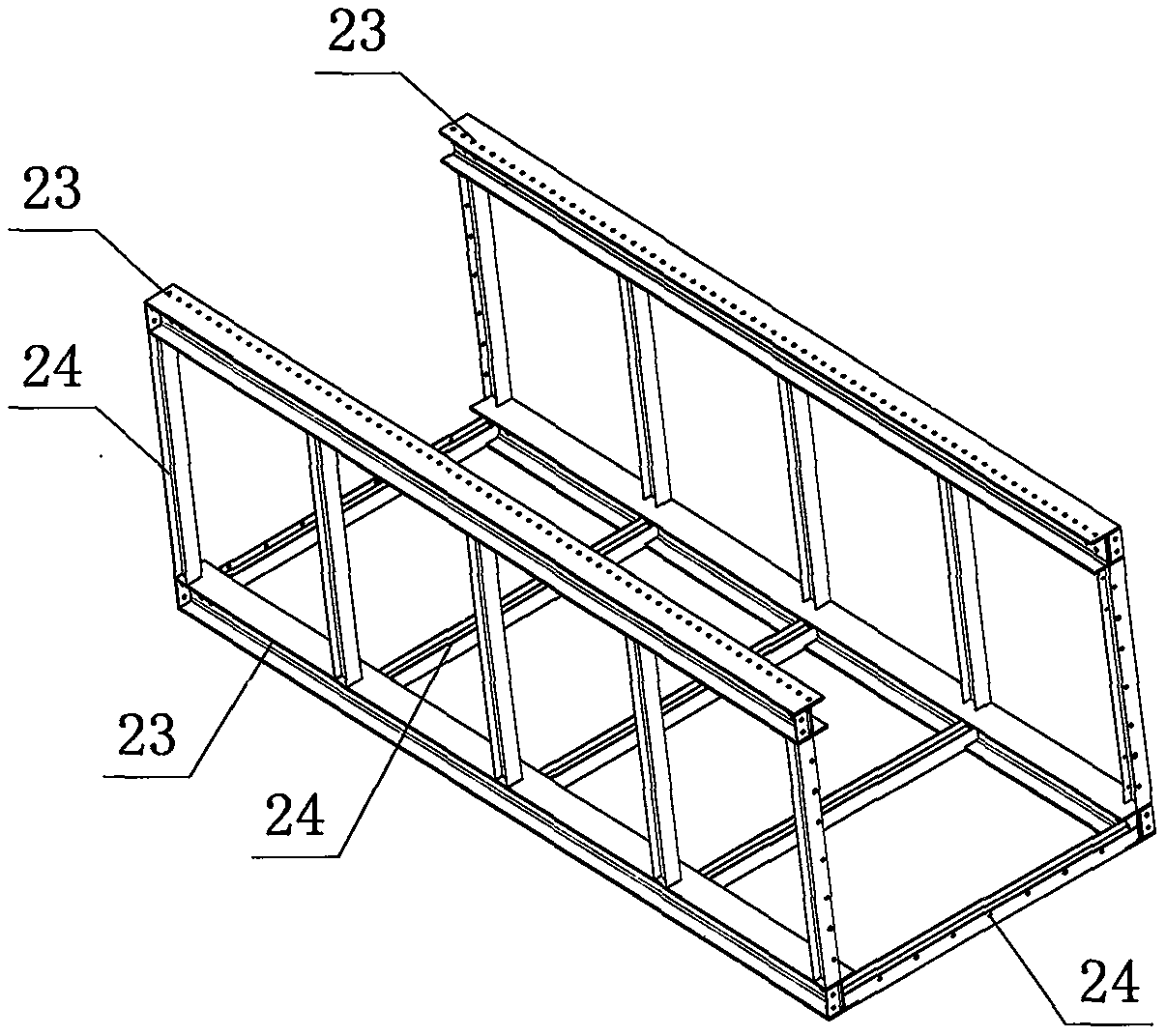 Derrick welding platform