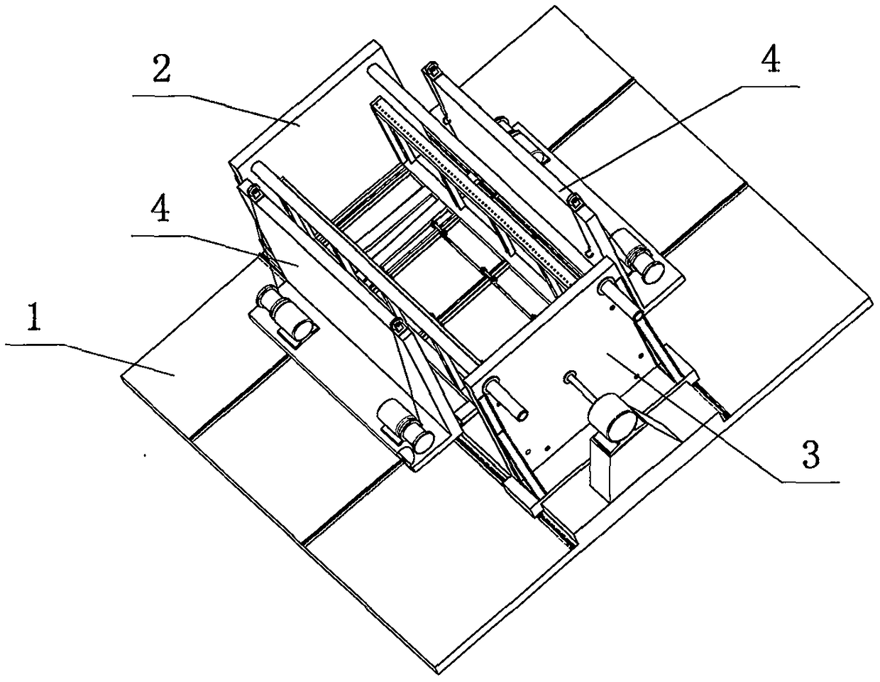 Derrick welding platform