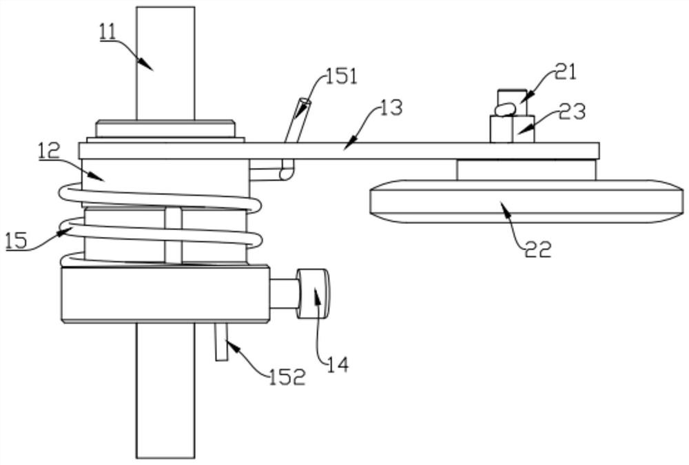 Adjustable reset tensioning device