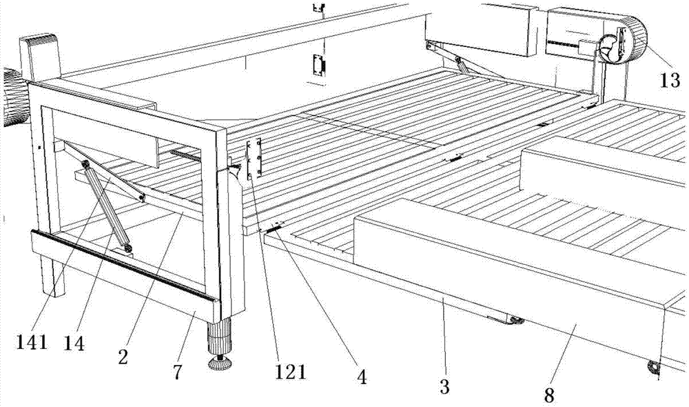 Multifunctional telescopic conversion furniture