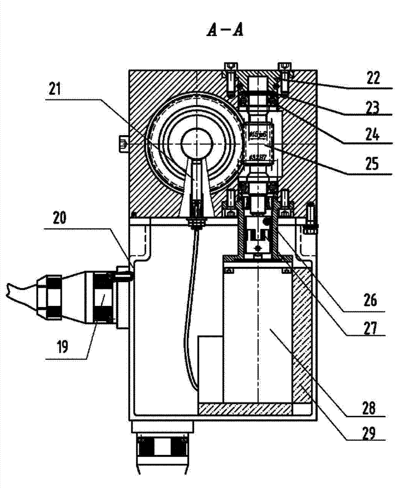 Electric actuator for actively adjusting main reflection face of large-size radio telescope