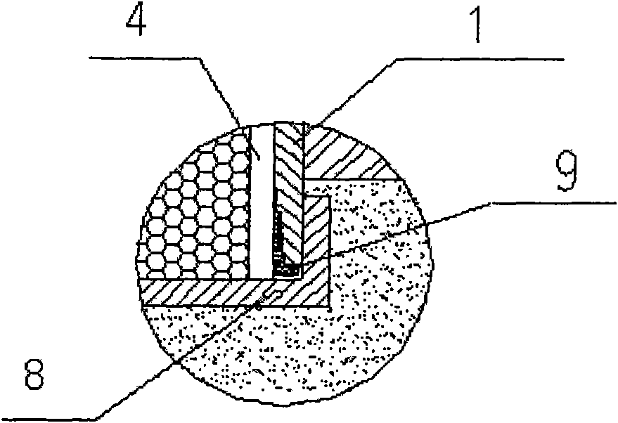 Pipe-jacking cathode protection embedding device and embedding method thereof