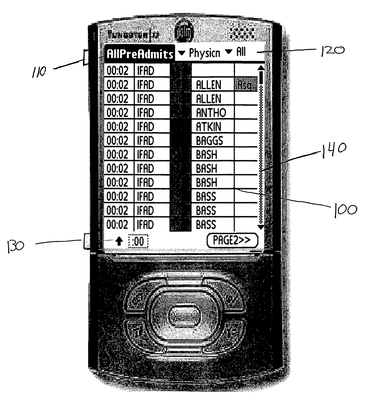 Apparatus and method for the mobile visual display and modification of bed management information and patient placement information