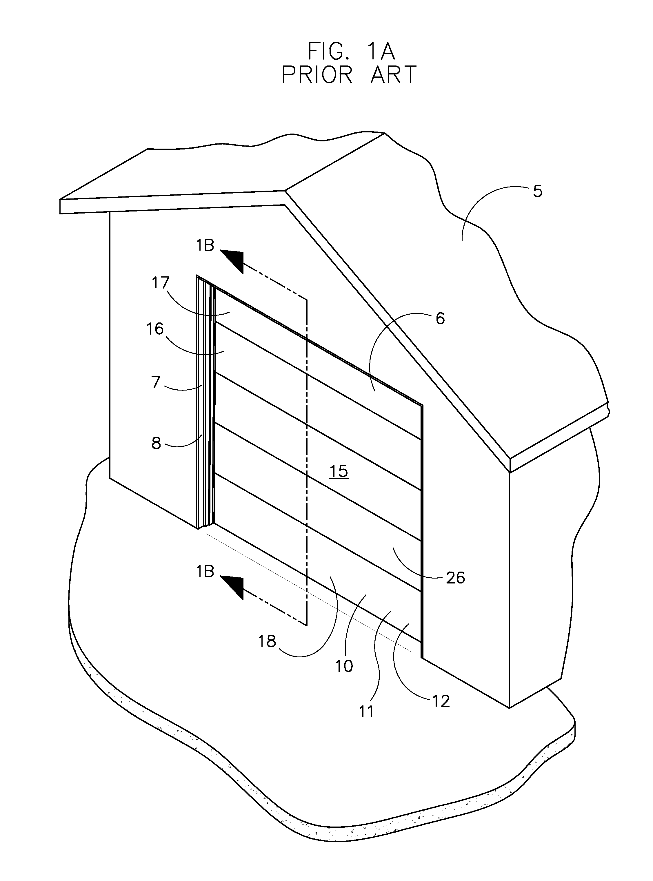 Overhead Door with Spring-Loaded Roller Hinges