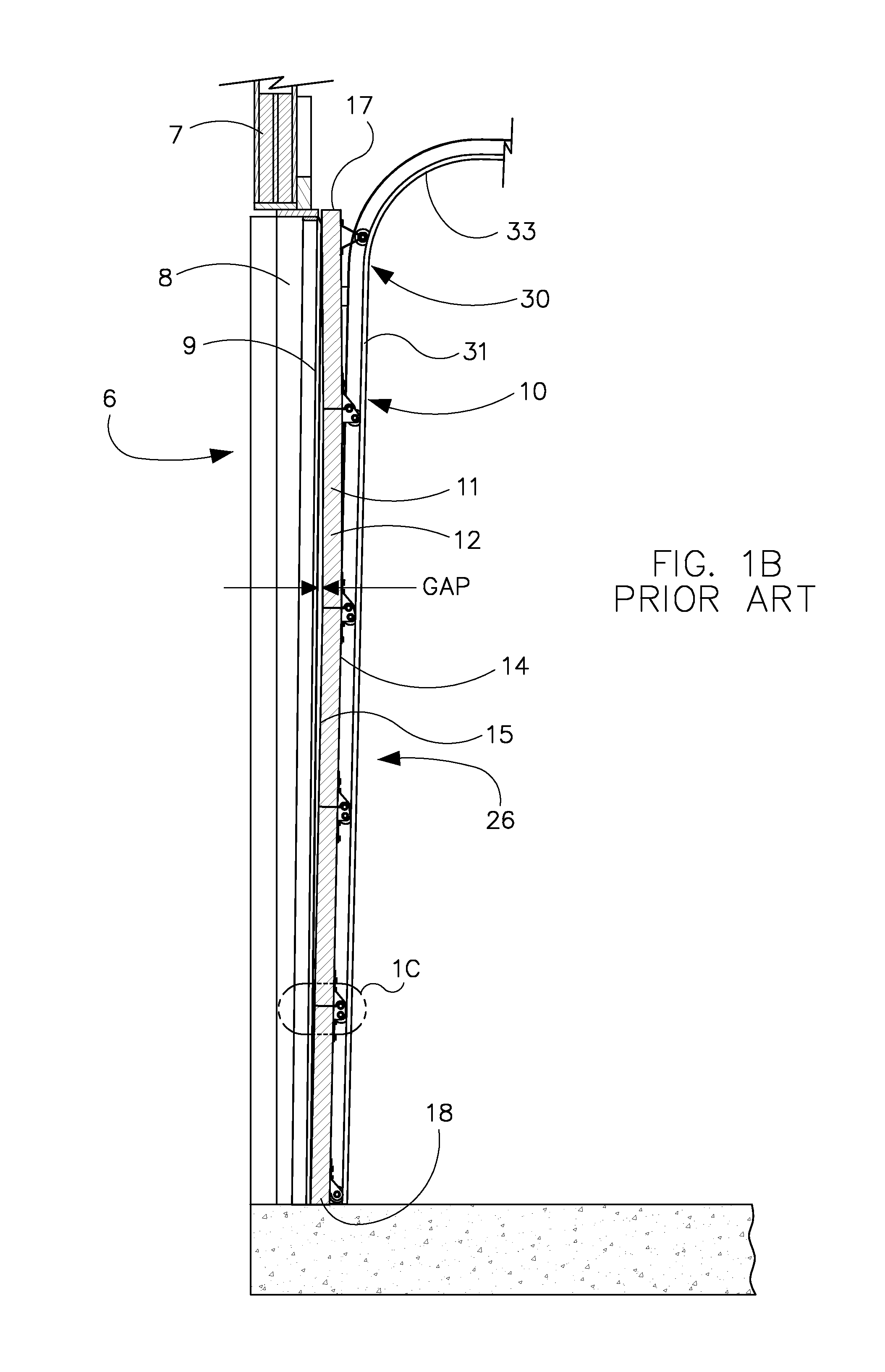 Overhead Door with Spring-Loaded Roller Hinges