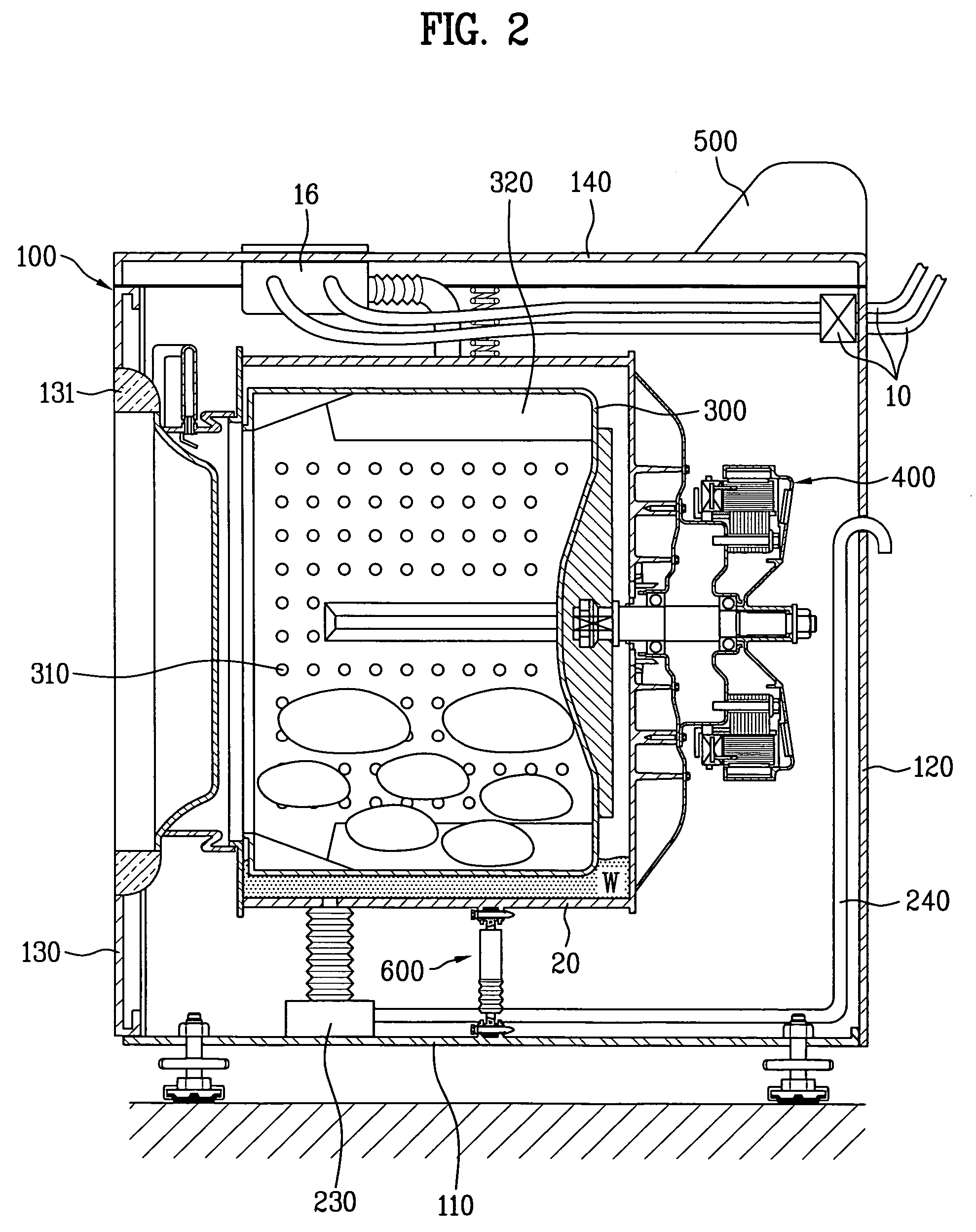 Damper assembly and washing machine using the same