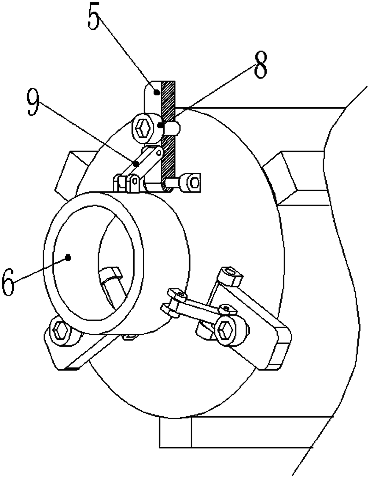 Combined type wallpaper printing roller device easy to install