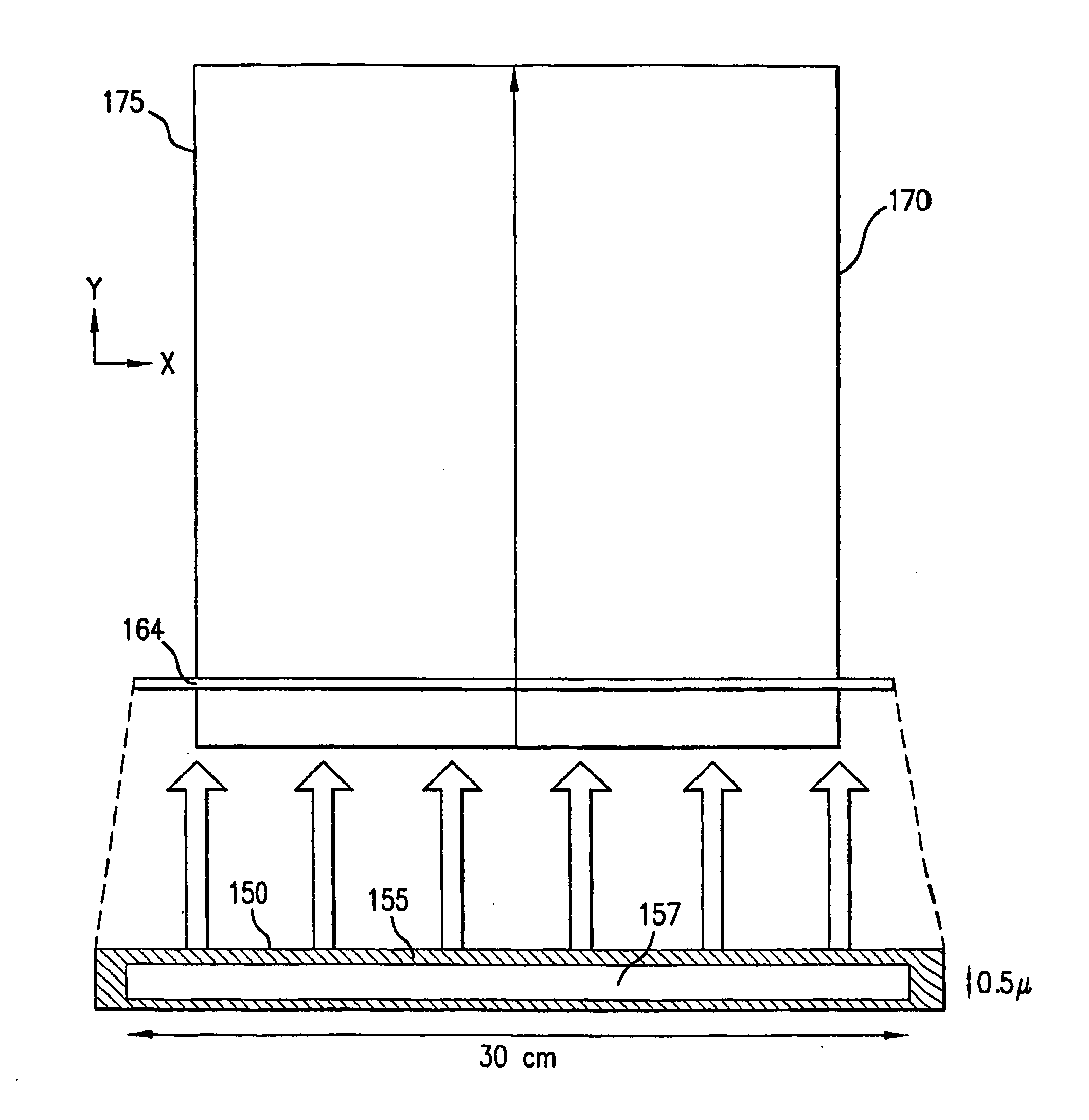 Processes and systems for laser crystallization processing of film regions on a substrate utilizing a line-type beam, and structures of such film regions